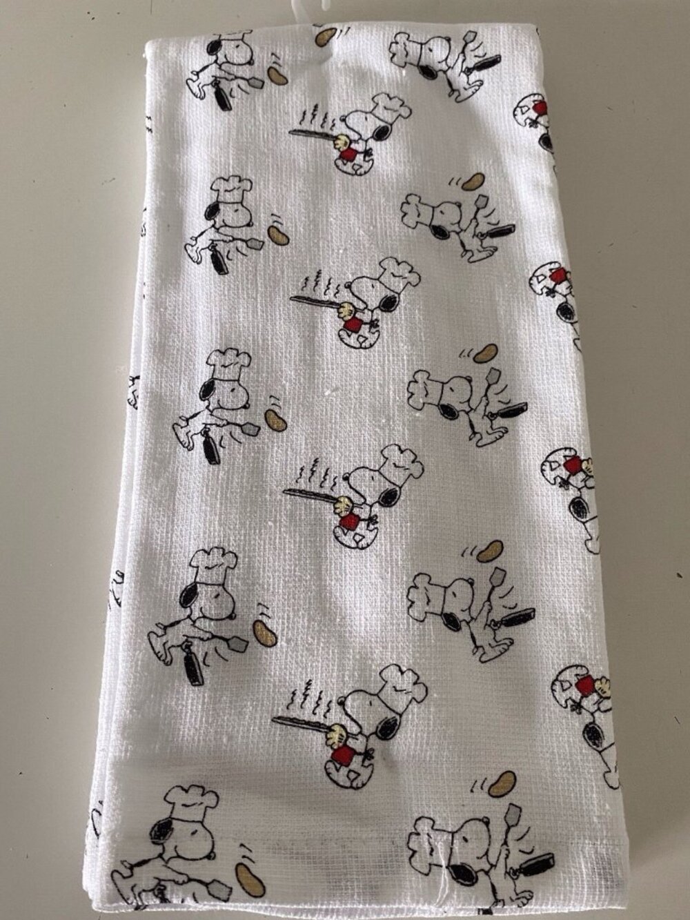 2 Pk Peanuts Snoopy Chef Cooking Cotton Kitchen Towels 16 X 26” NEW - Picture 11 of 15